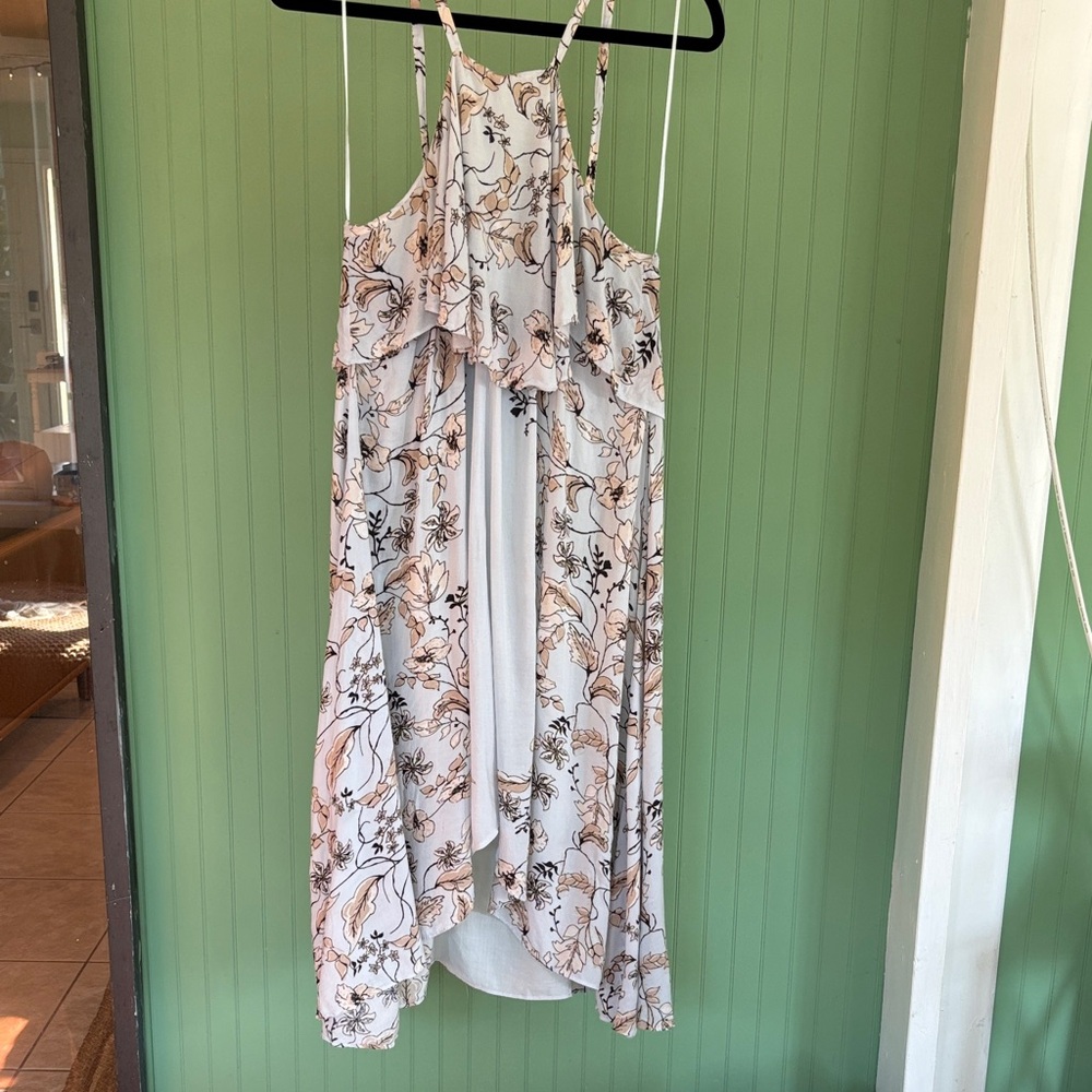 Free People Light Blue Floral Dress